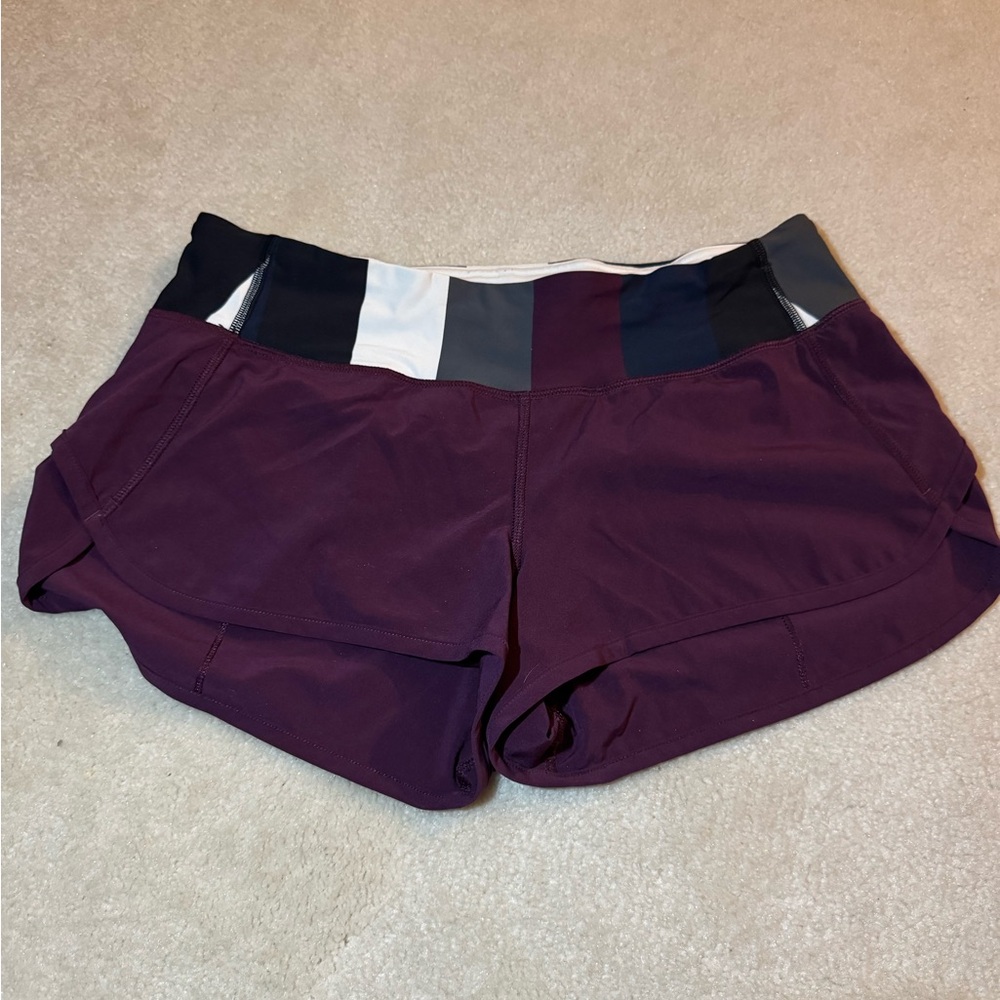Lululemon speed shorts size 6